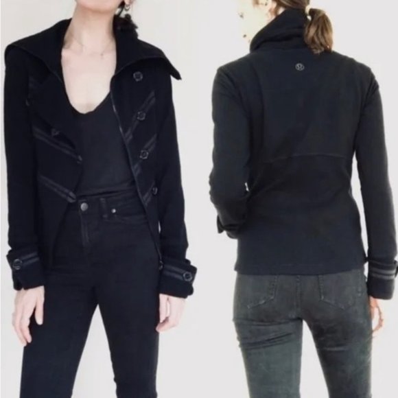 Lululemon Admiral Military High Neck Jacket SIZE 6 - Picture 4 of 13